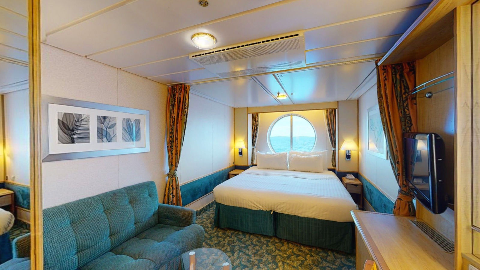 Mid-Ship Oceanview Double: Initial Deposit