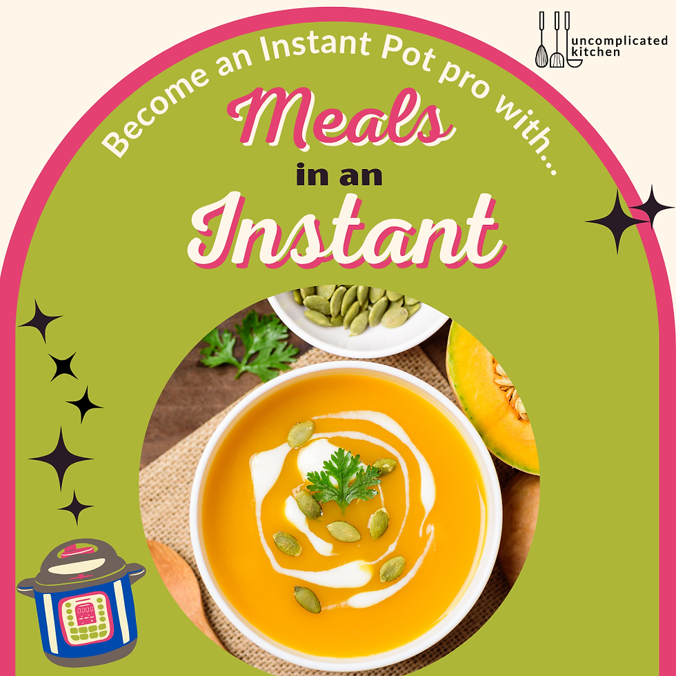 Instant Pot Curry & Coconut Milk Butternut Soup~ Meals in an Instant