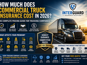 How Much Does Commercial Truck Insurance Cost? A Complete Pricing Guide for Trucking Companies
