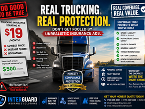 Commercial Truck Insurance Quotes: Don't Fall for $19 a Month Ads and Unrealistic Truck Insurance Prices