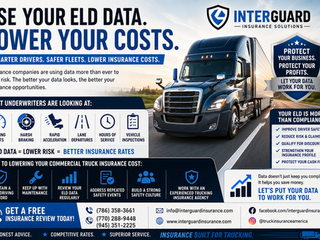 How ELD Data Can Lower Your Commercial Truck Insurance Costs
