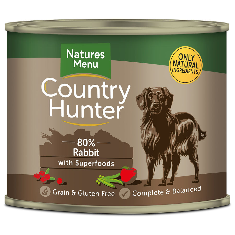 Natures Menu Full Flavoured Rabbit Dog Food 600g