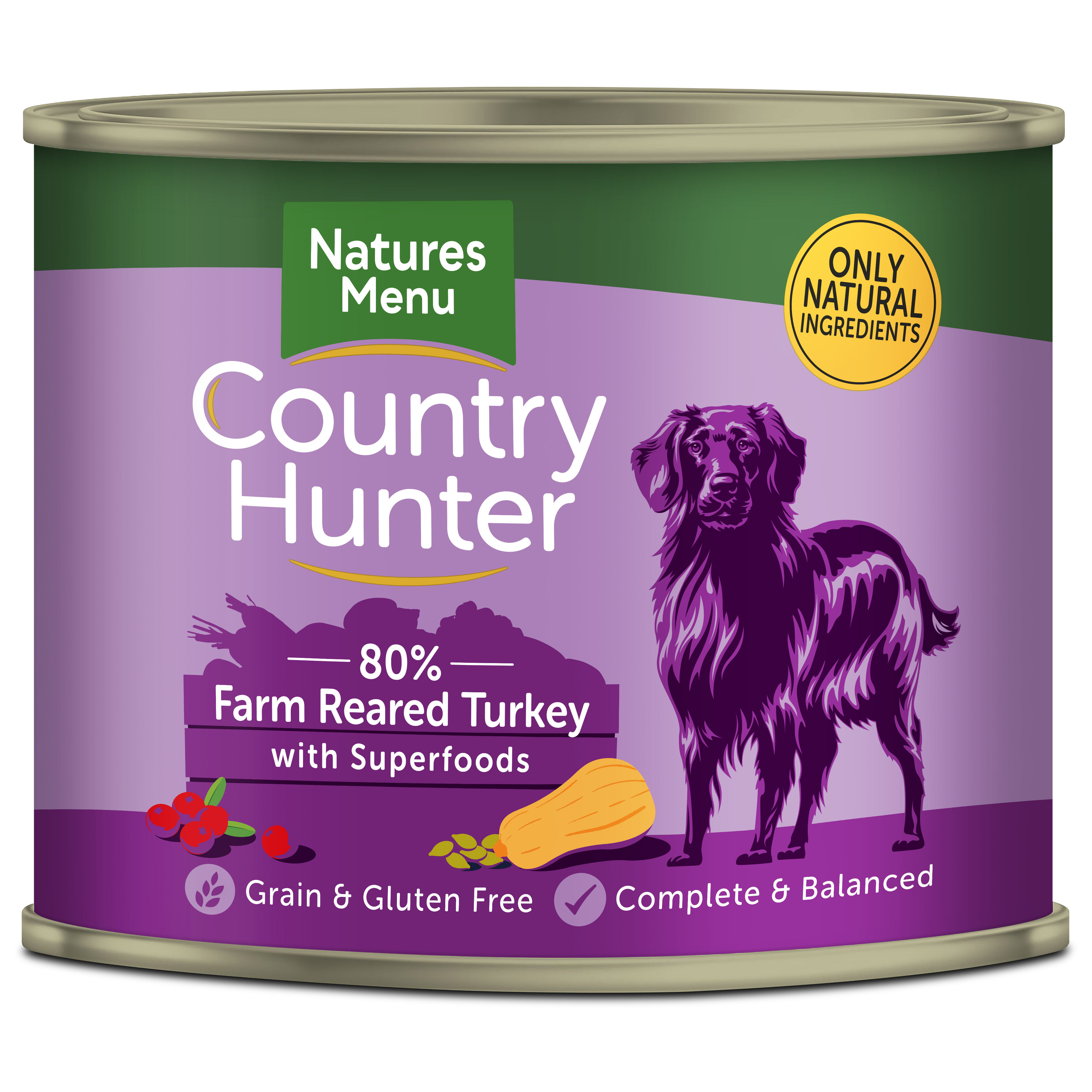 Natures Menu Farm Reared Turkey Dog Food 600g