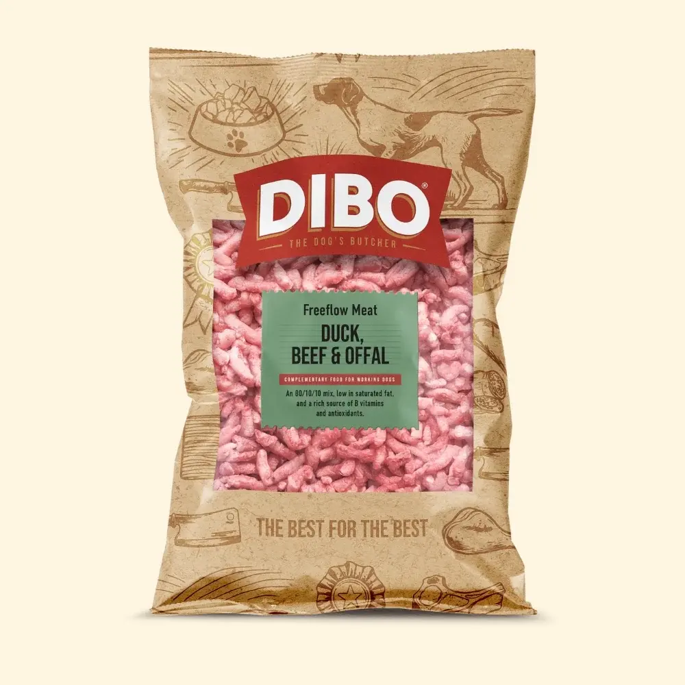 Dibo Freeflow Adult Dog Duck, Beef & Offal 1kg