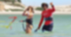 Kitesurf Course for Kids with a professional ins trauctor at Dakhla Lagoon with New Spirit Dakhla
