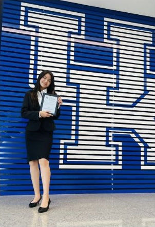 Audrey Huang 贏獲肯塔基大學主辦的全國賽,國會辯論第3名