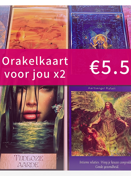 ORAKELKAART VOOR JOU x 2