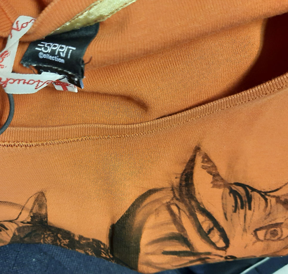 Thumbnail: handprinted tshirt made by me