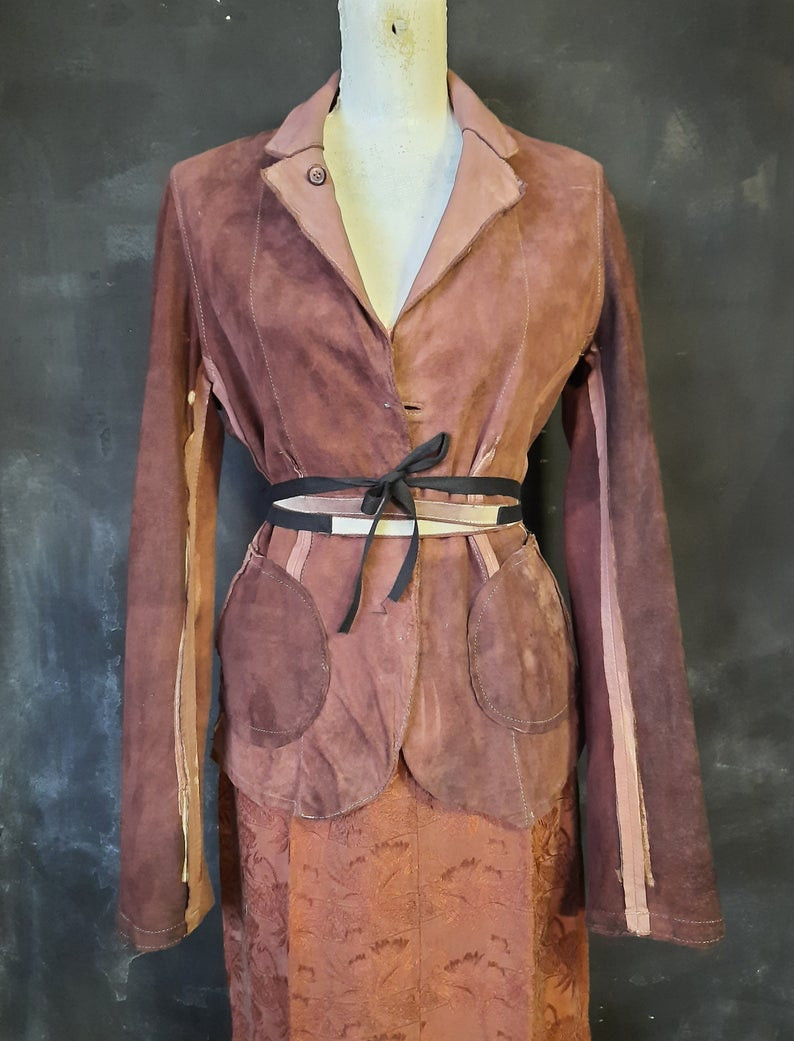 Thumbnail: leather jacket handpainted by NotThatSexy vintage Collection Privee