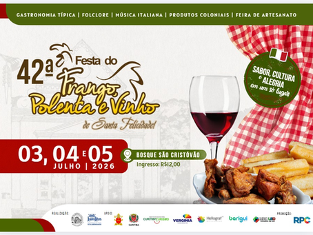 Festa do Frango, Polenta e Vinho de Santa Felicidade 2026: conheça a história, a tradição e tudo o que você precisa saber antes de visitar o evento