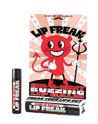 Lip Freak Buzzing Lip Balm SIN-O-MINT | Doctor Lip Bangs