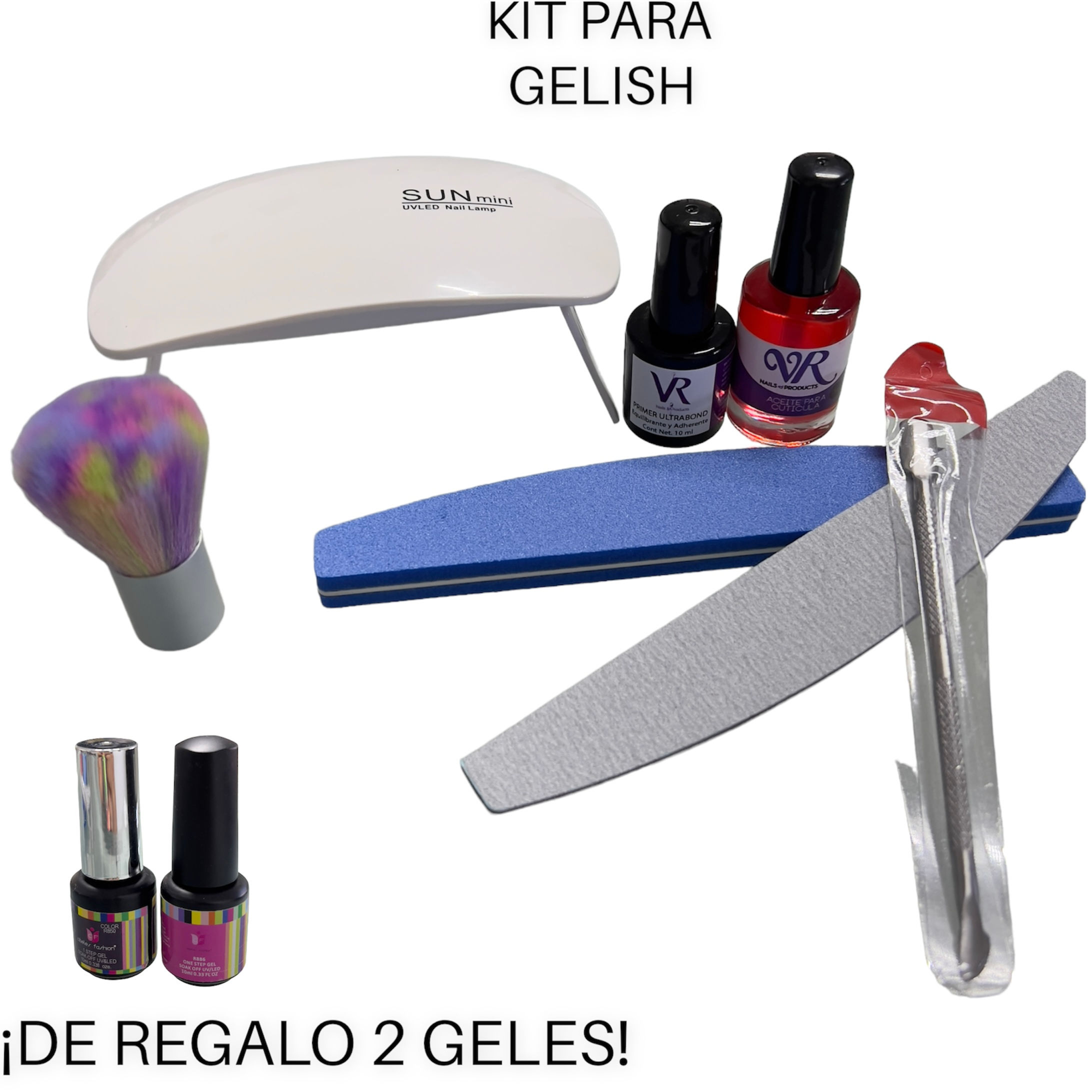 KIT BÁSICO GEL SEMIPERMANENTE