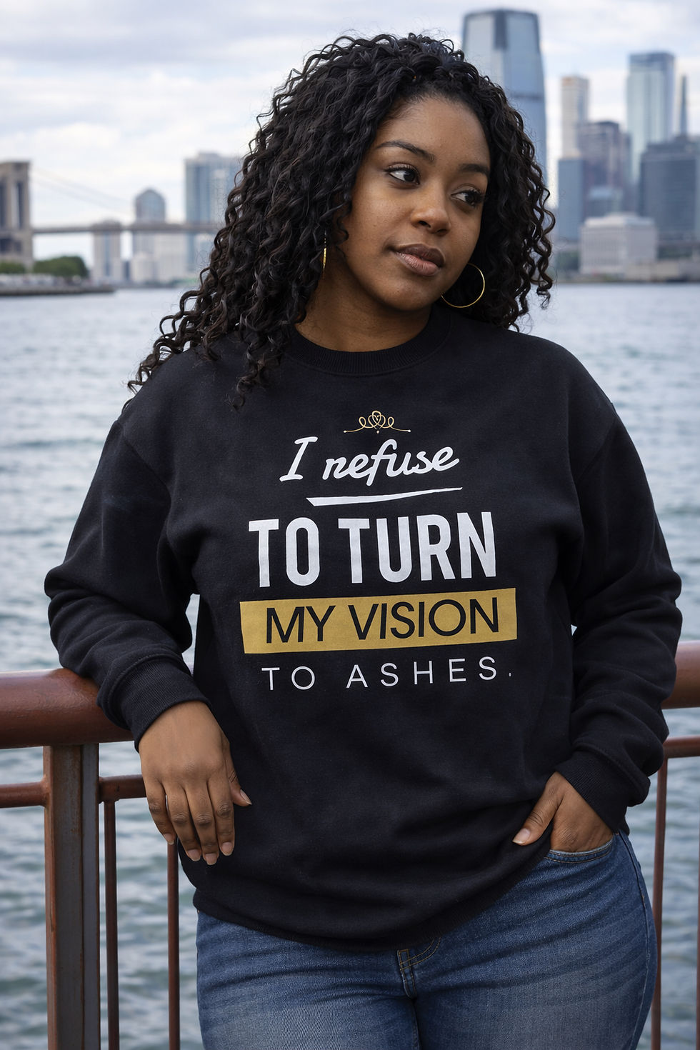 Thumbnail: I Refuse To Turn My Vision To Ashes (Sweater)
