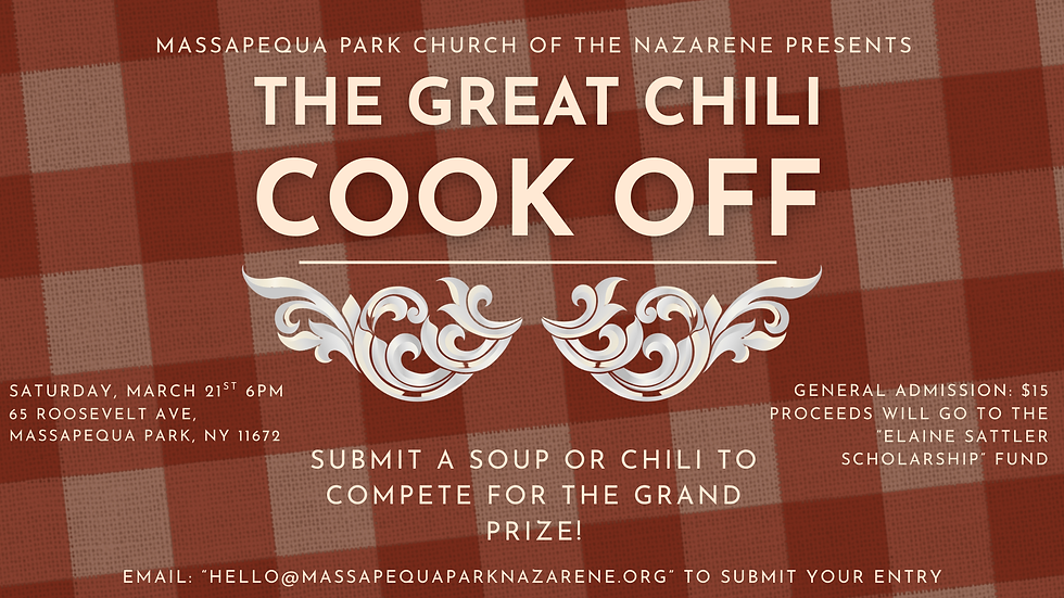 The Great Chili Cook Off!