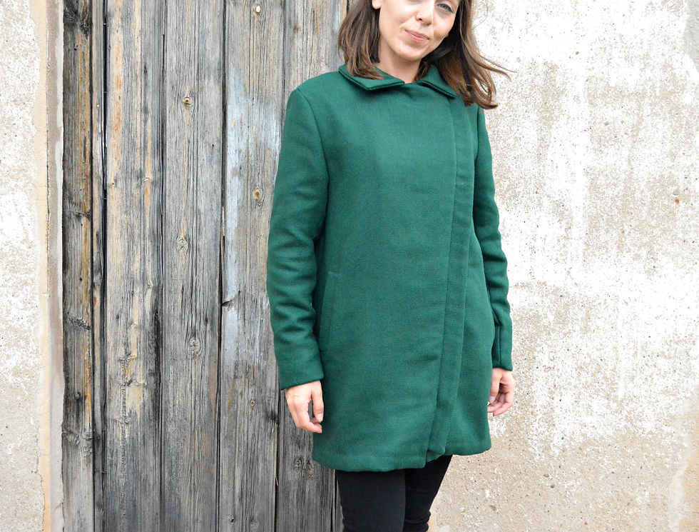 Miniatura: Taller costura - Abrigo con cremallera