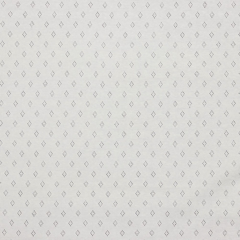 Tela jersey Pointelle