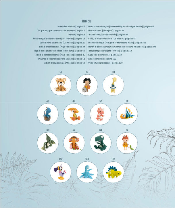 Miniatura: Amigurumi de la prehistoria