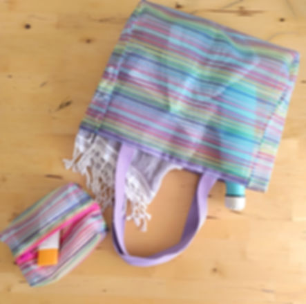 Taller costura - Bolsa y neceser de playa