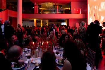 Gala guests at MoMA