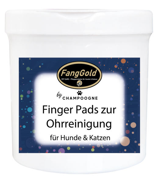 FangGold by CHAMPOOGNE Finger-Pads zur Ohrreinigung, 40 Stück