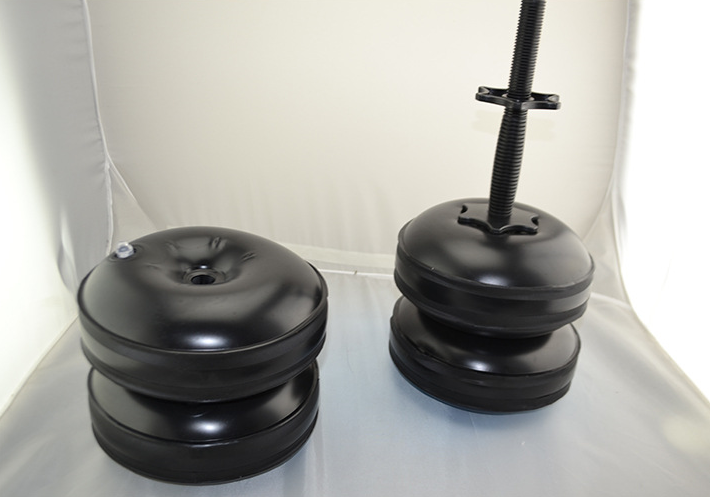 Miniatura: Adjustable 25kg Water-Filled Dumbbells for Men
