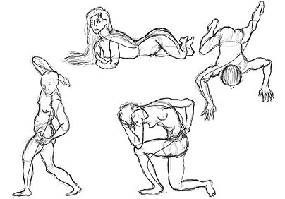 pose and firgure study for Mikes unit #2