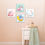 Thumbnail: WENS "I AM DREAMER" Set of 4 Sparkle Laminated Wall Panels For Kids