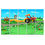 Thumbnail: WENS " Funny Landscape " 5 Panels Velvet Laminated Wall Art  (101.5 x 61 cm)