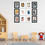 Thumbnail: Wens Synthetic Wood  Wall Mounted Frames  - Displays Twelve 5"x7" Inch photos.-