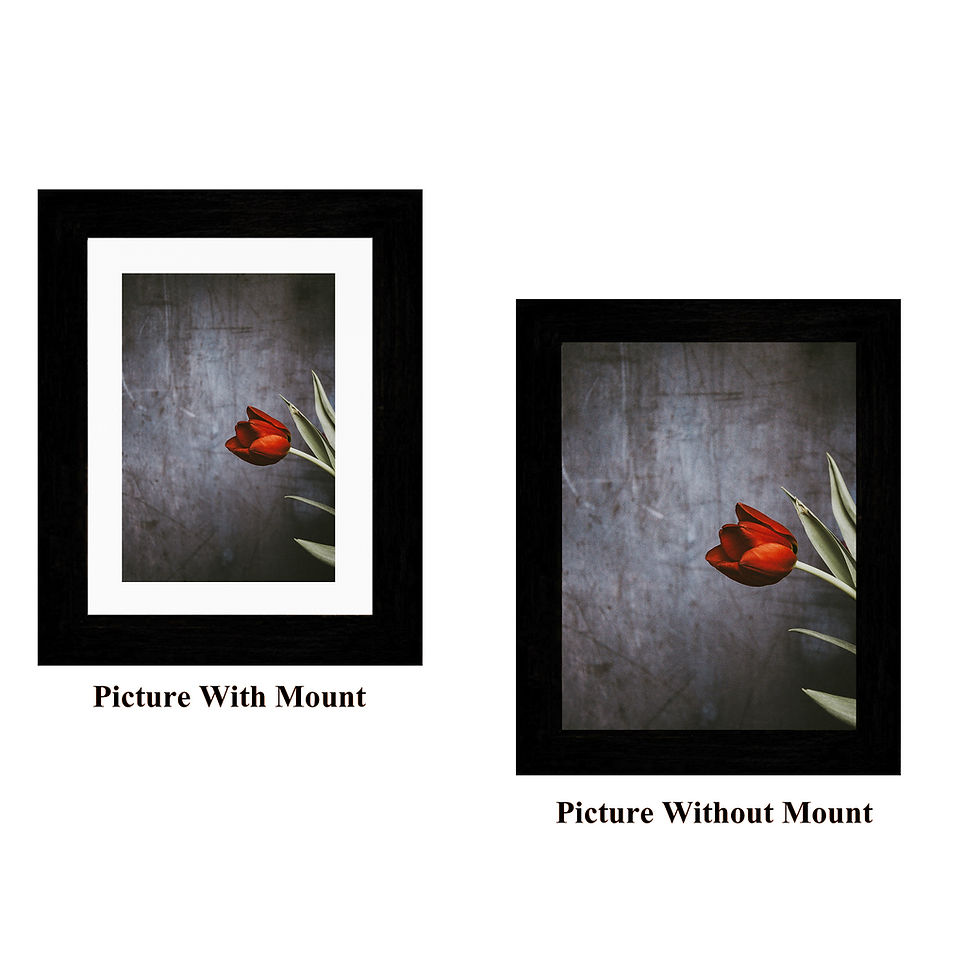 Thumbnail: WENS Synthetic Wood Table & Wall Mounted Photo Frame With Mount - Red