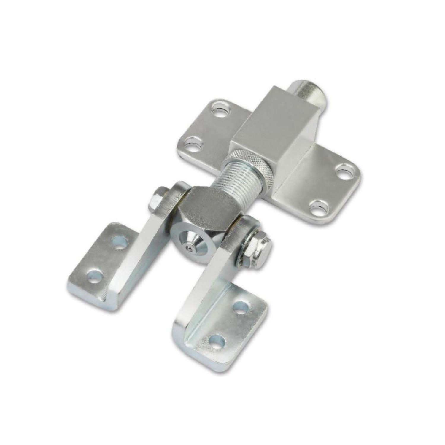 cardini in acciaio zincato per aperture a 180° con possibilità di regolazione a fissare