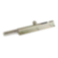 catenacci rotondi verticali chiusi in acciaio zincato giallo a fissare su ante cancelli scorrevoli o a battente