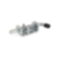 catenacci robusti in acciaio zincato con molla per bloccaggio cancelletti e porte in ferro o alluminio a fissare sull'anta