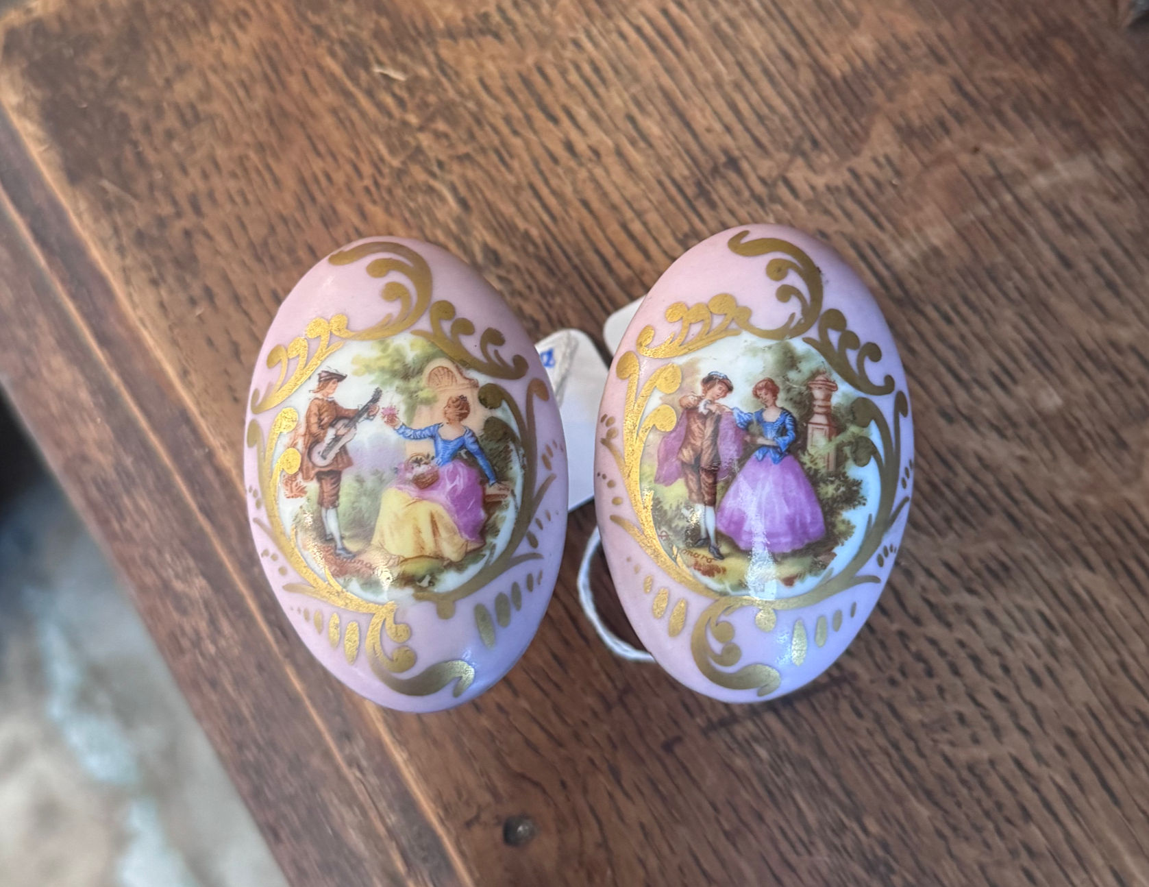 Painted Porcelain Collector's Doorknob