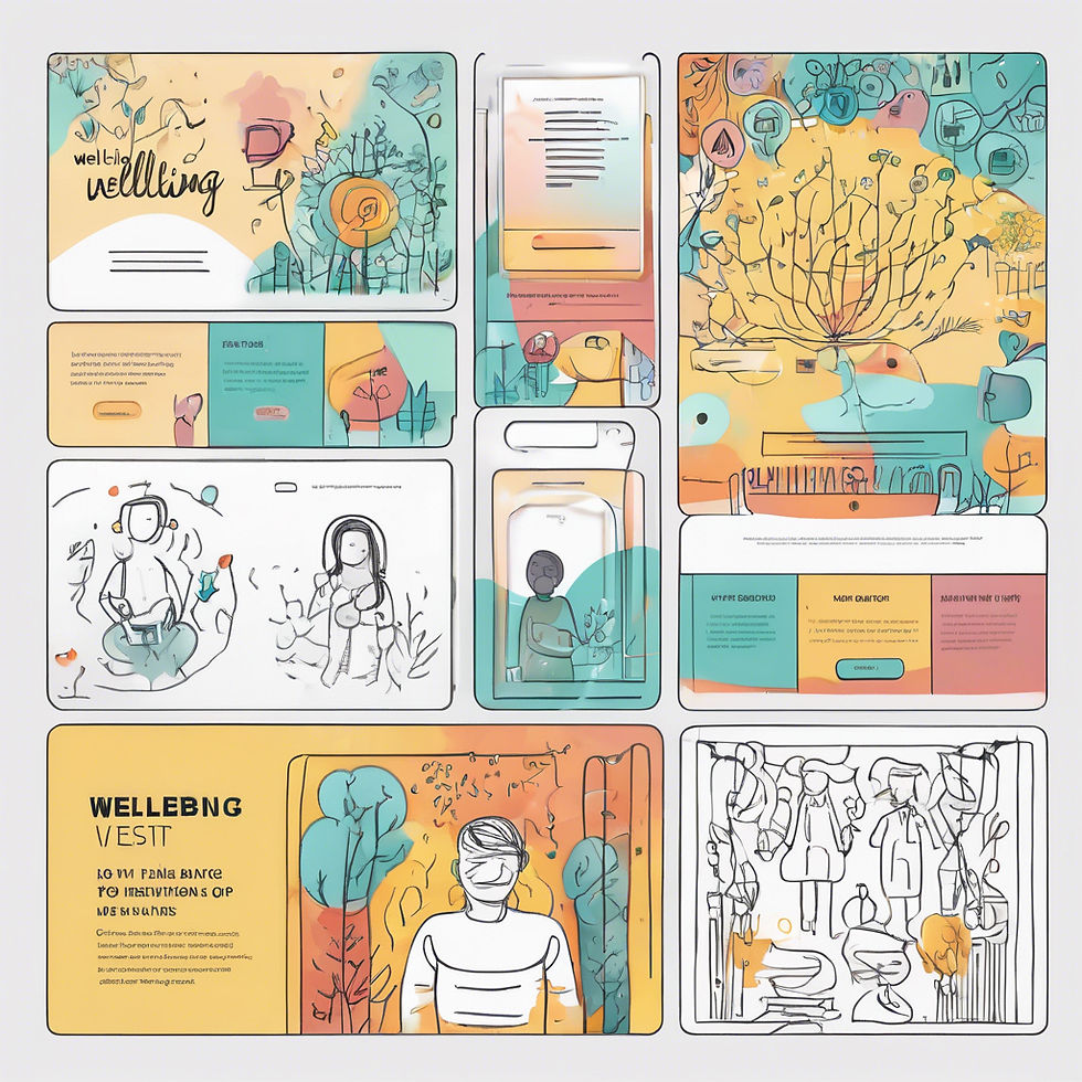 WIRE FRAMES FOR WELLBEING WEBSITE AND APP COLOUR .jpg