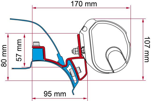 Kit passend für VW T5/ T6 California