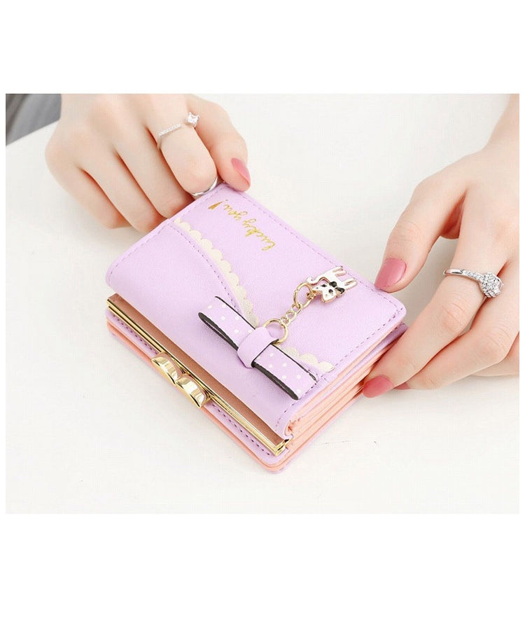 Thumbnail: Two times bend purse for ladies 