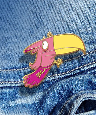Pin's motif cartoon Tootoons