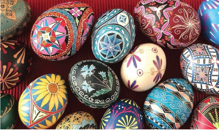 Ukrainian Inspired Egg
