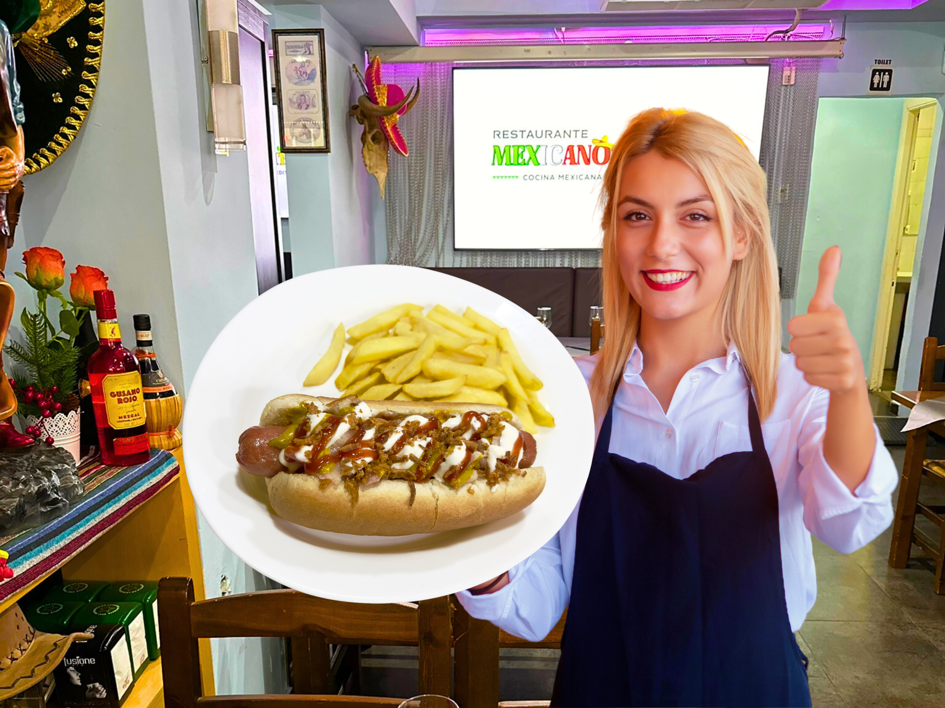 Arranged Food and Objects