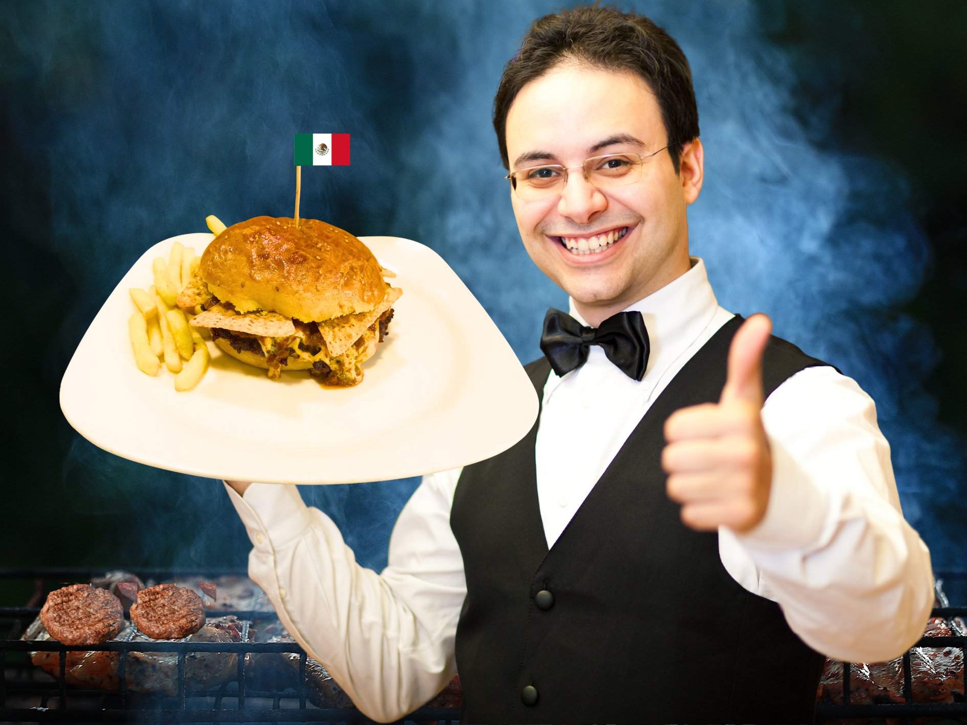 Arranged Food and Objects