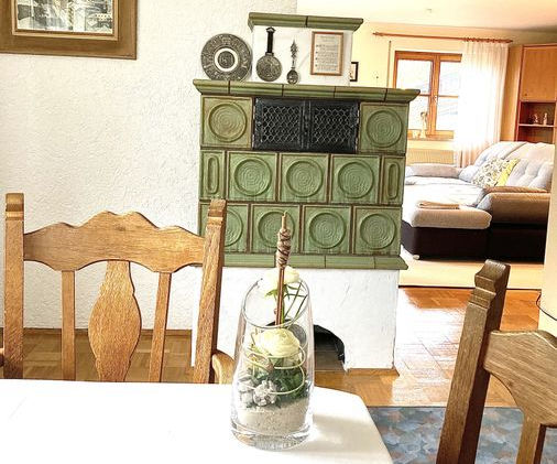 Essbereich Ferienwohnung Wertachwiesn 3 in Kaufbeuren
