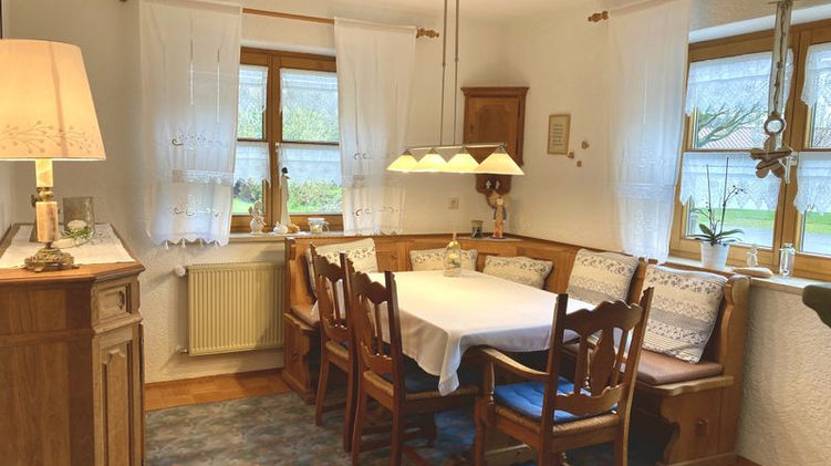 Esszimmer Ferienwohnung Wertachwiesn 3 in Kaufbeuren