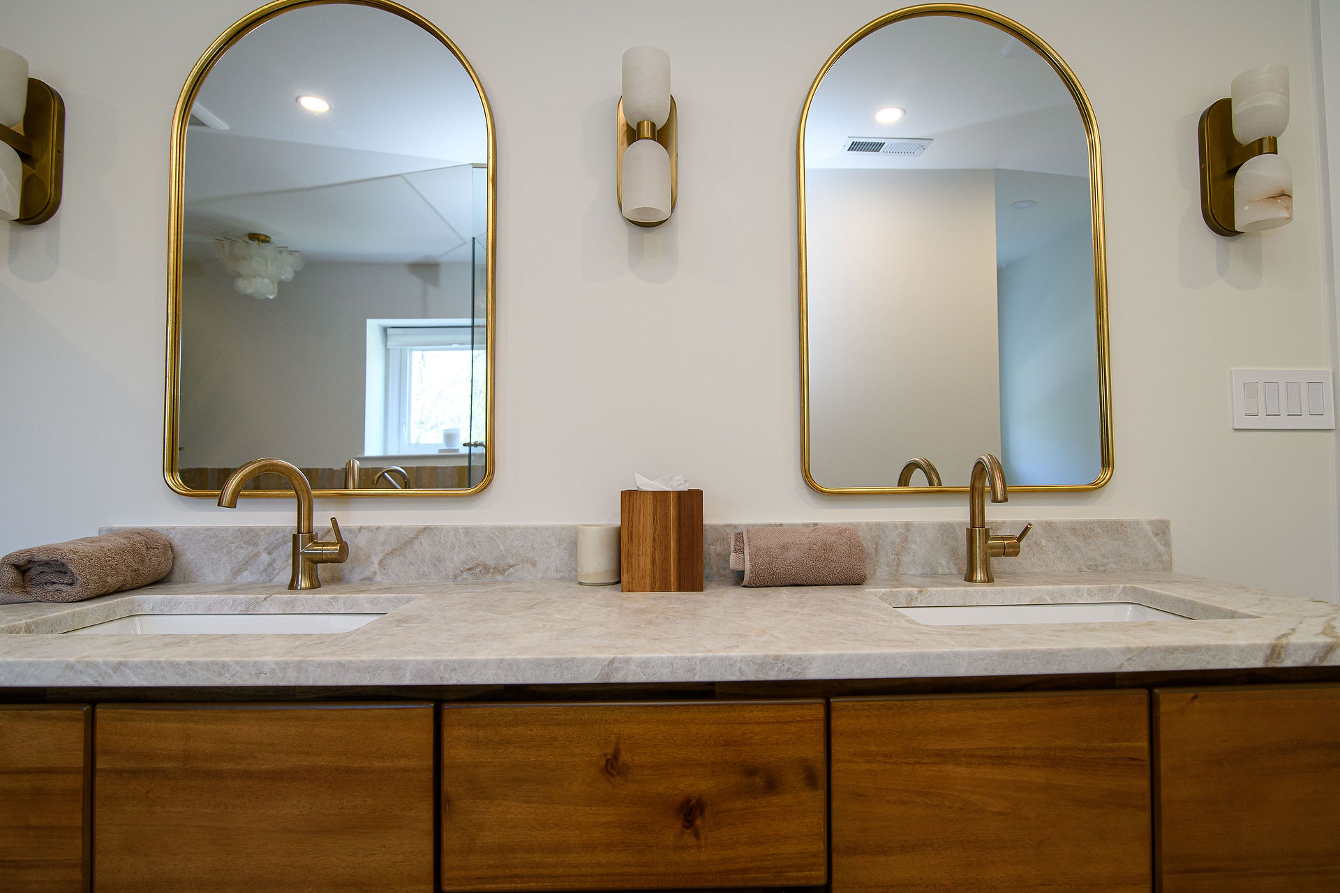 Double Vanity Installation