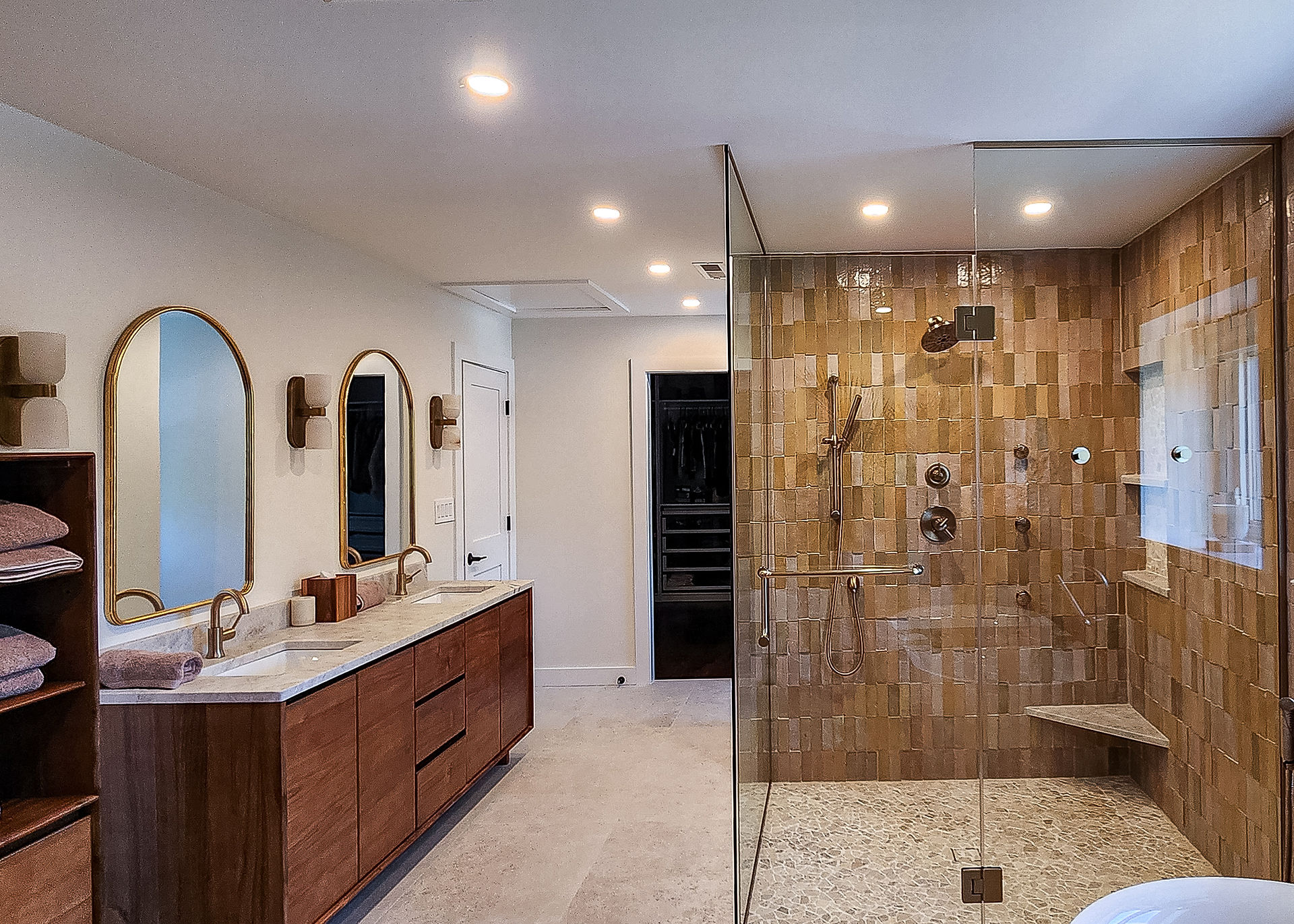 Double Vanity Installation
