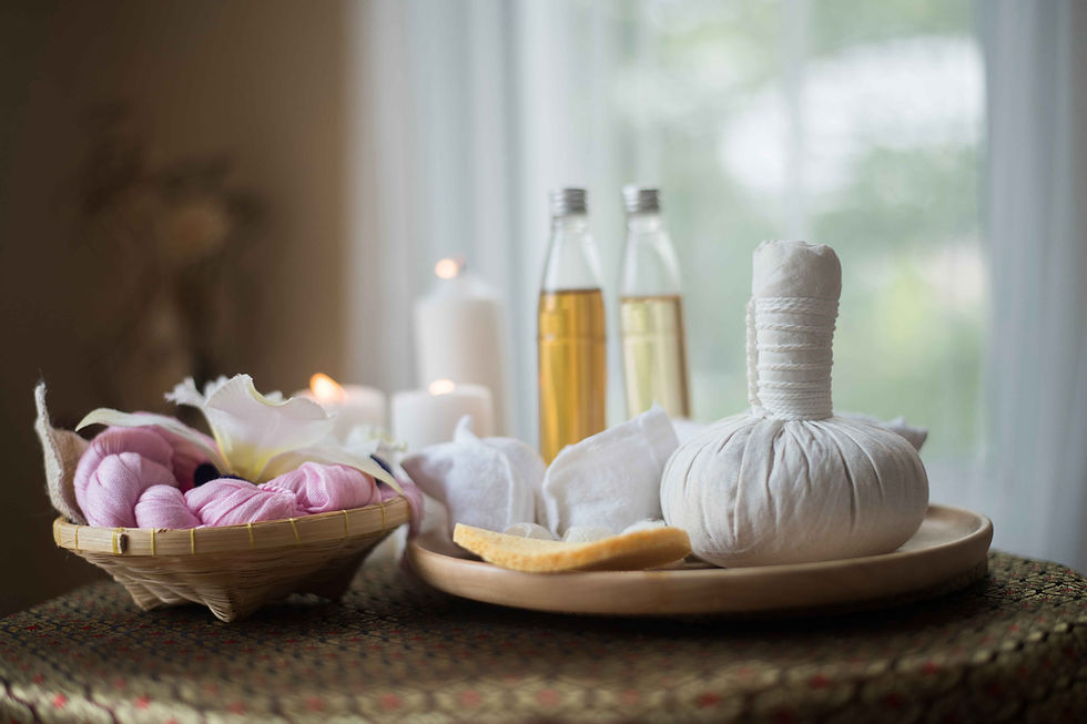 traditional Thai bodywork performed during a house call massage visit