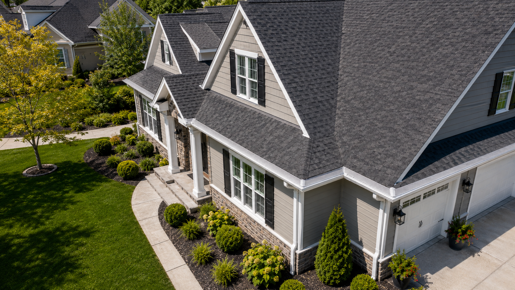 Colorado Gutter Guard gutter protection installed on a Colorado home