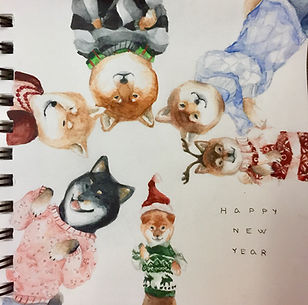 Shiba ART by Anna Lapina