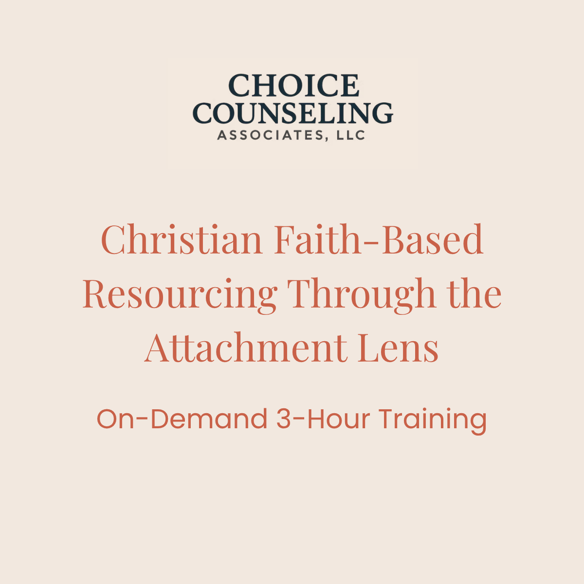 Christian Faith-Based Resourcing Through the Attachment Lens
