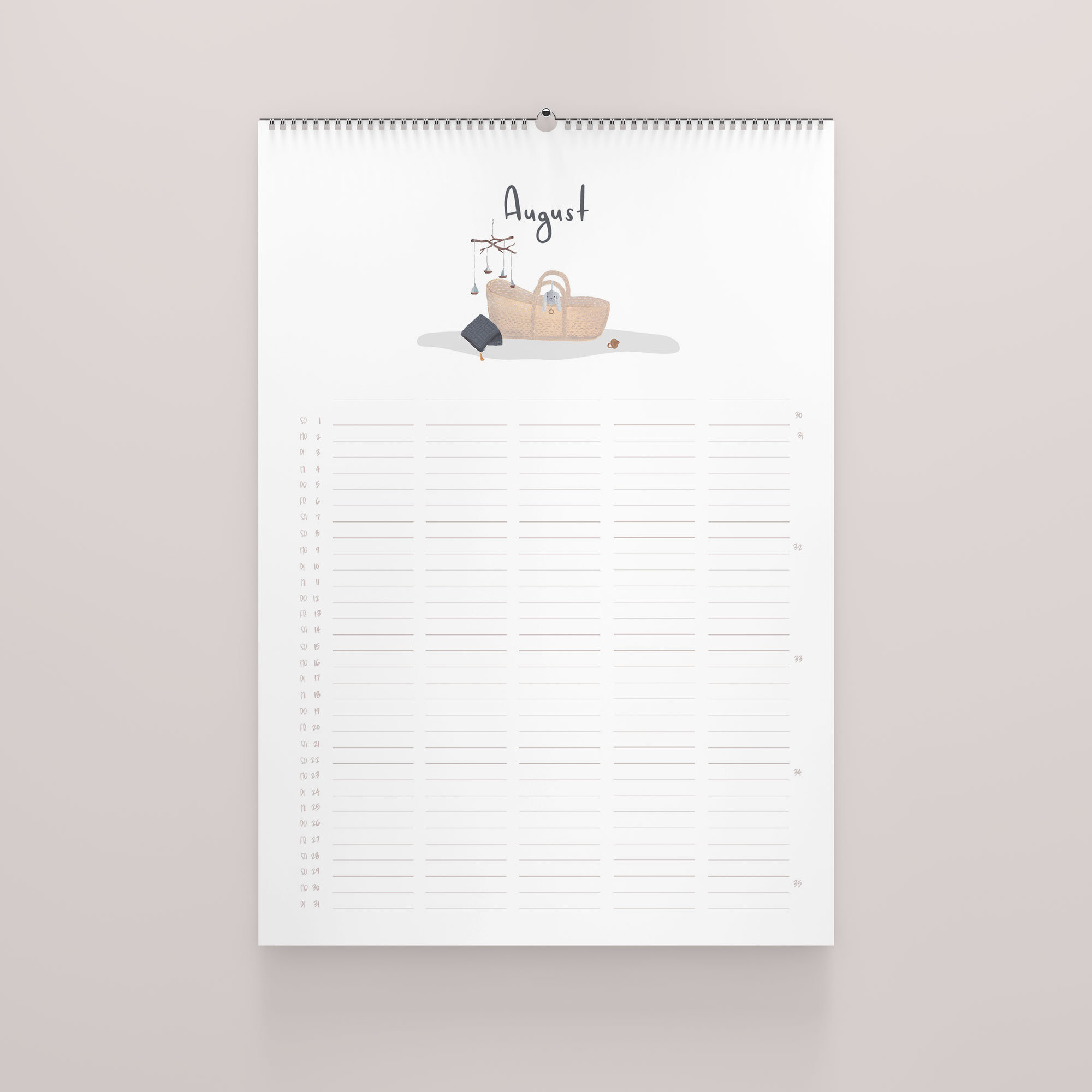 Familienkalender 21 A3 Kleine Welten